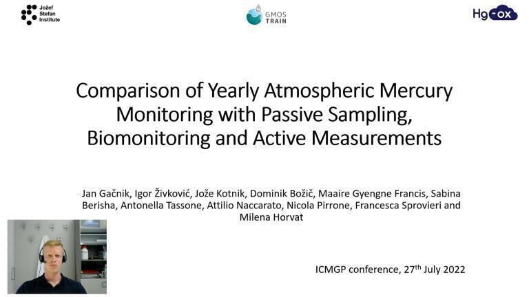 Comparison of Yearly Atmospheric Mercury Monitoring with Passive Sampling, Biomonitoring and Active Measurements